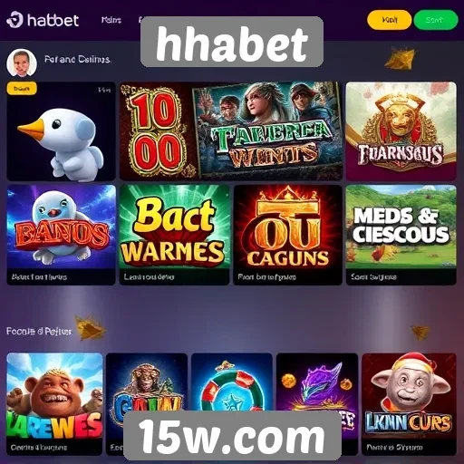 Comparativo de jogos disponíveis na plataforma hhabet